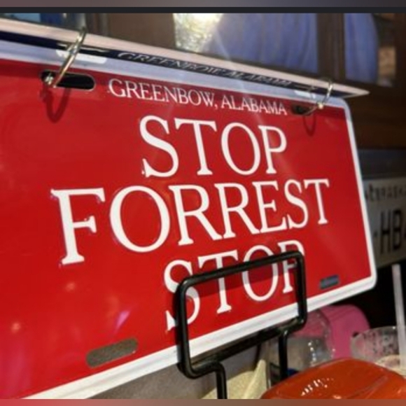 Stop Forrest Stop Metal Sign from Bubba Gump Shrimp Restaurants - Picture 7 of 7